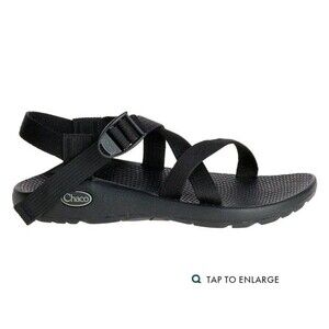 New Chaco Z/1 Classic Womens Black Outdoor Adjustable Strappy Sandals Shoes Sz 8